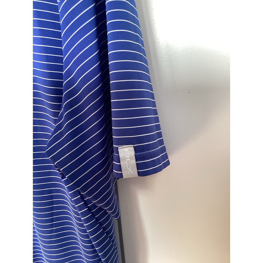 Polo Ralph Lauren RLX Blue Men's L Featherweight Golf Polo size large - Picture 8 of 11